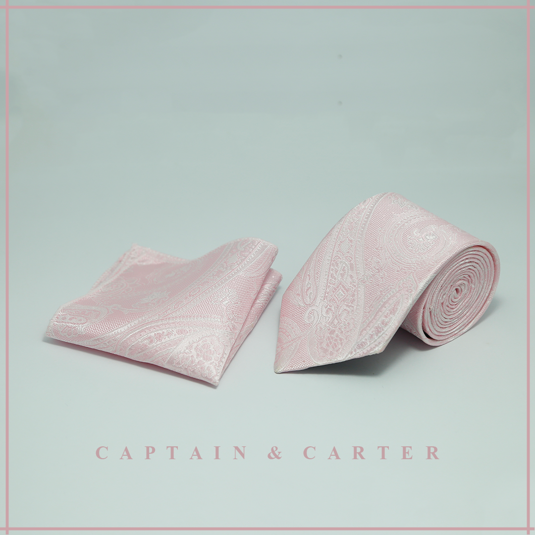 Pink Pasha Necktie Set