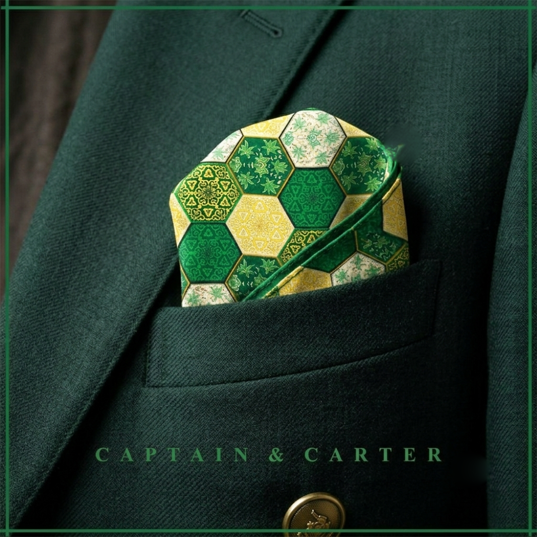 The Honeycomb Silk Pocket Square