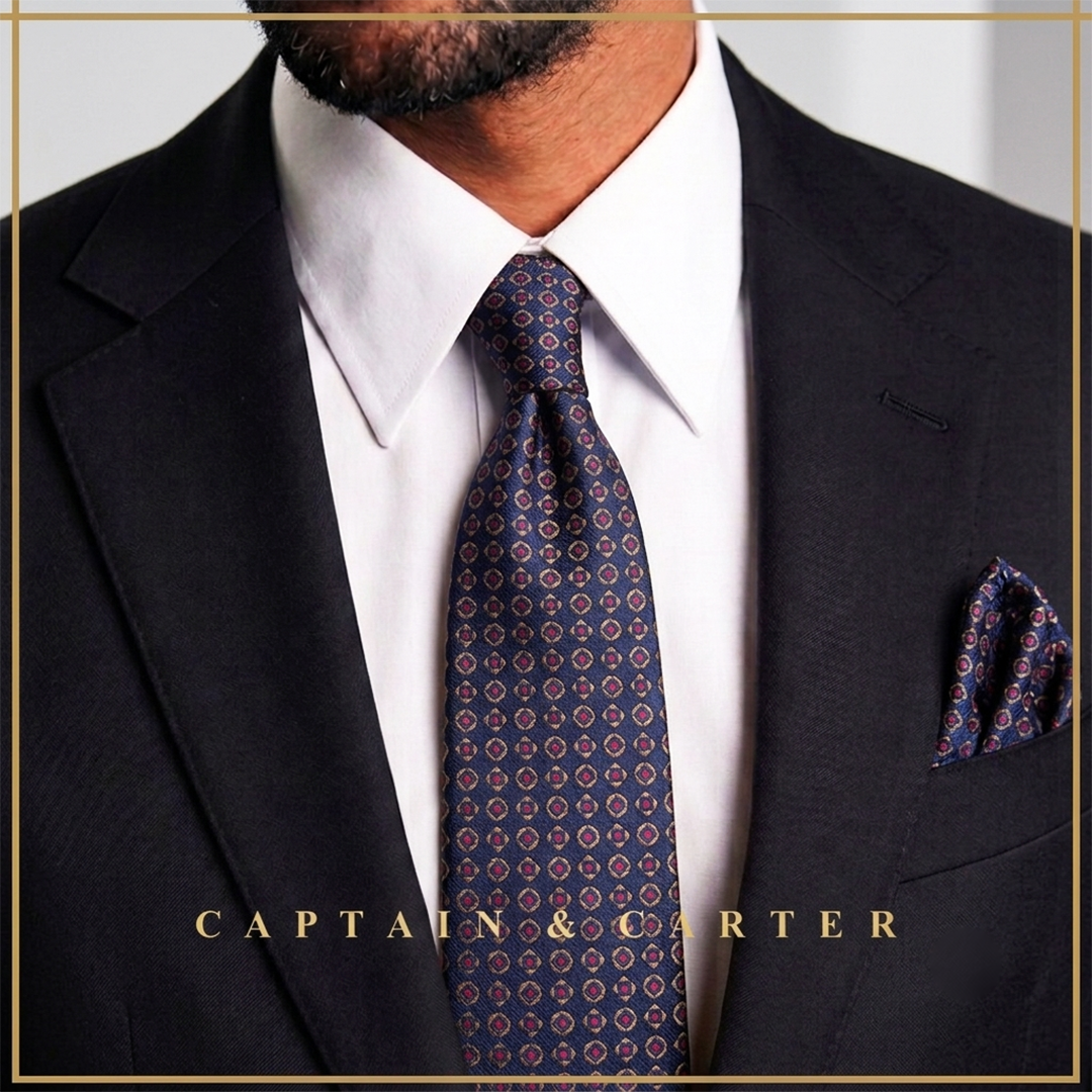 The Fiorenzo Medallion Necktie Set | Captain Carter
