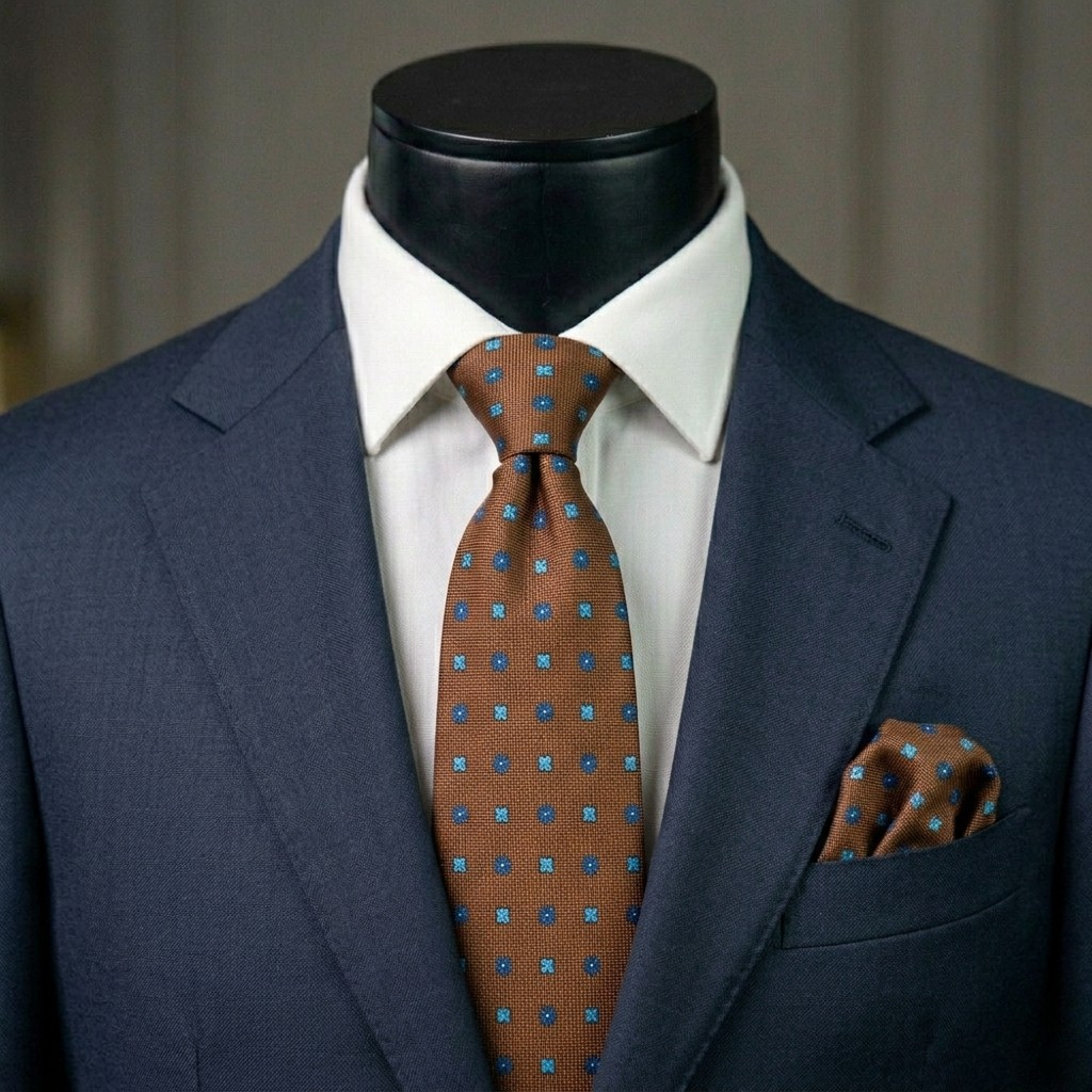 The Heston Copper Necktie Set