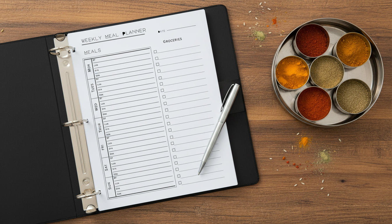 Recipe organizer sheet for busy mom | easy meal planning |proudlymom.com