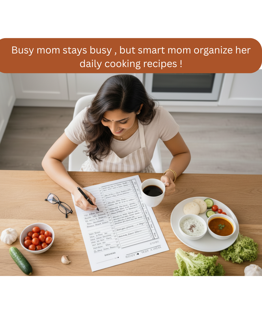 Recipe organizer sheet for busy mom | easy meal planning |proudlymom.com