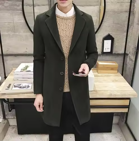 Men's Classic Wool Coat