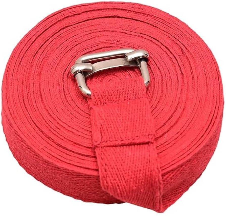 Medical Yog Stretching Strap (Red Belt)