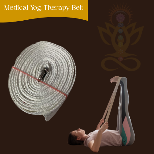 Medical Yog Stretching Strap (White Belt)
