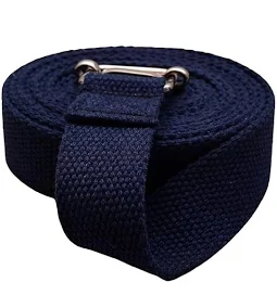 Medical Yog Stretching Strap- double buckle (Blue Belt)