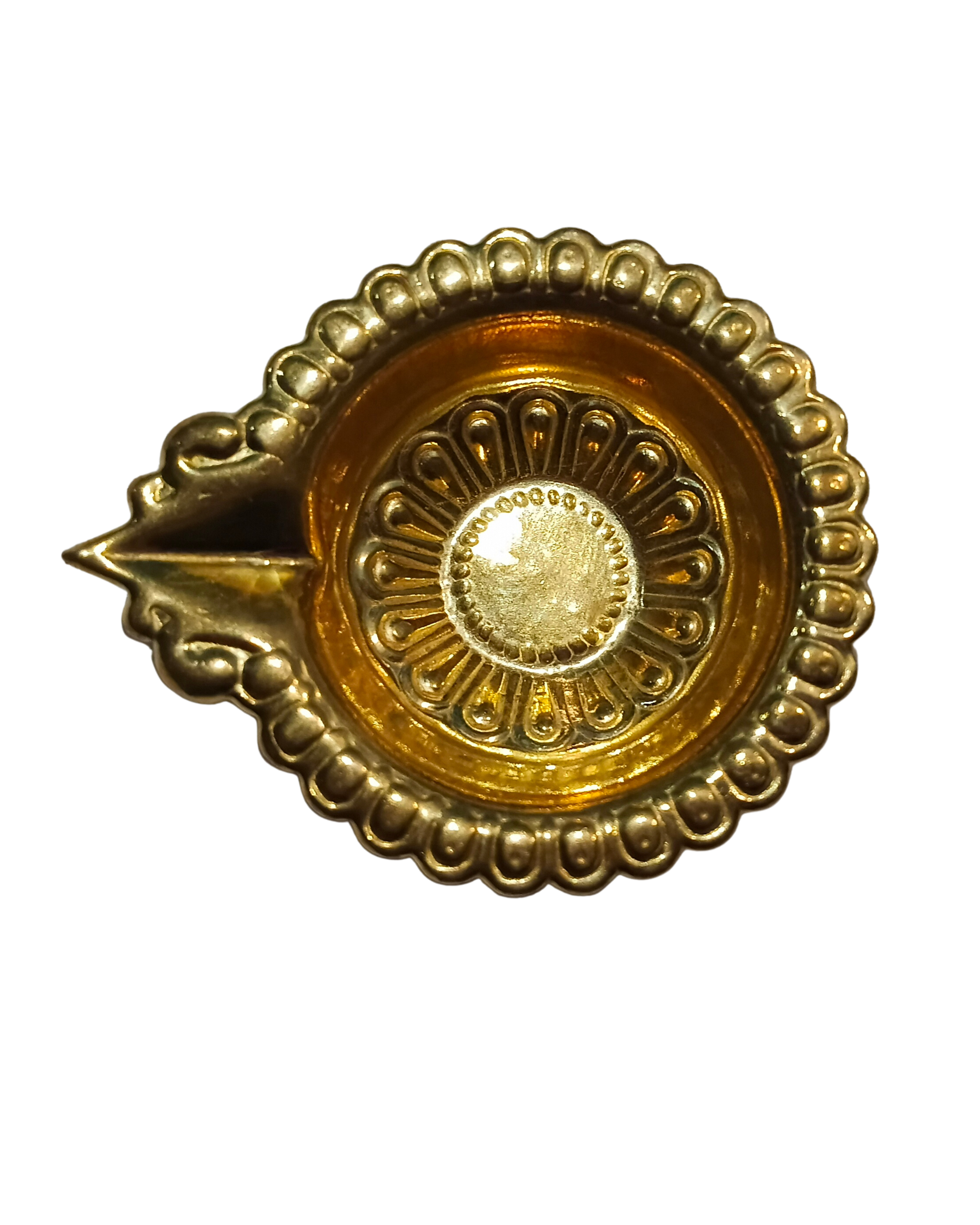Pure Brass Small Pooja Oil Lamp for Home Temple
