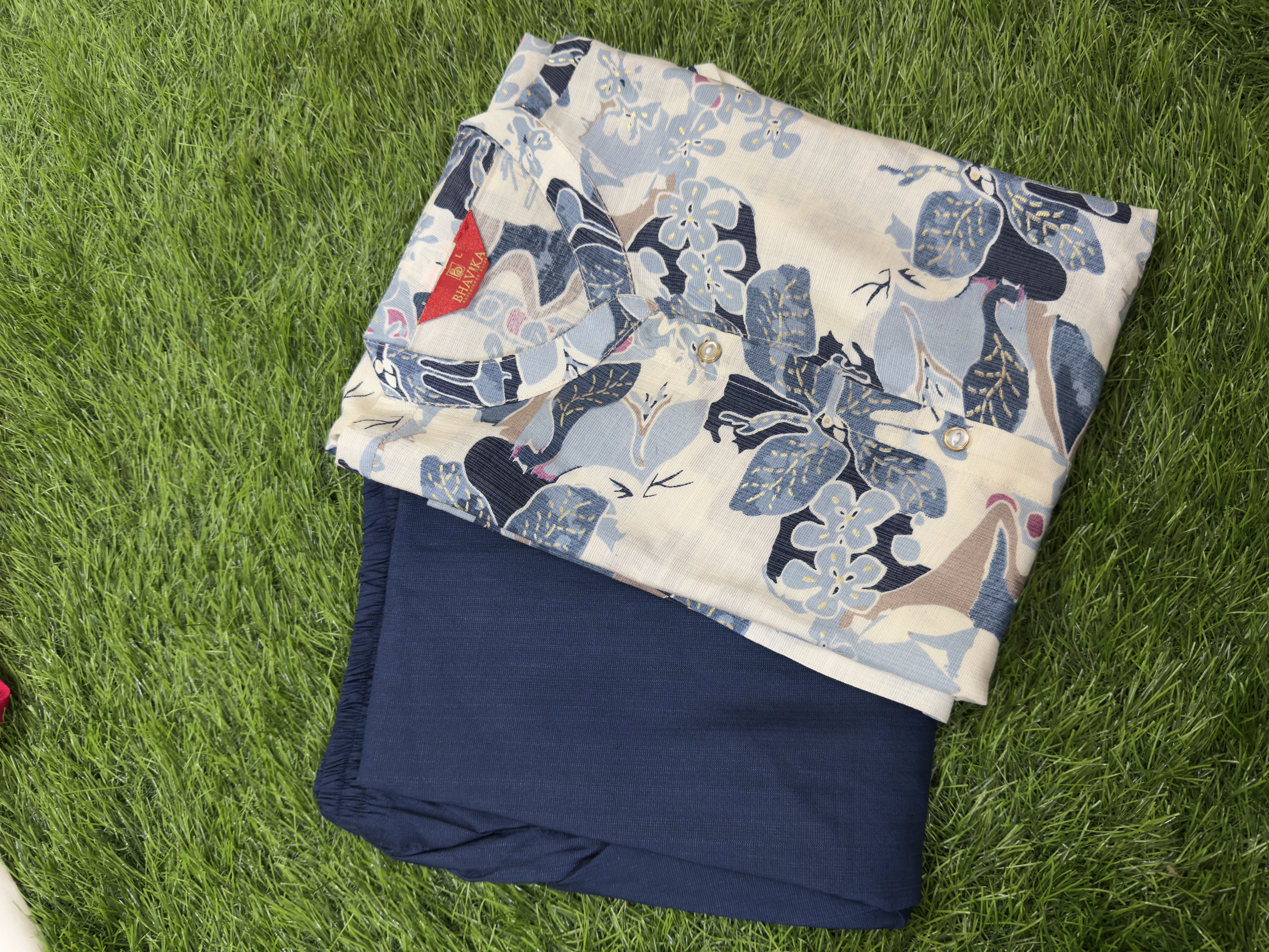 Floral Printed vertical co.ordset