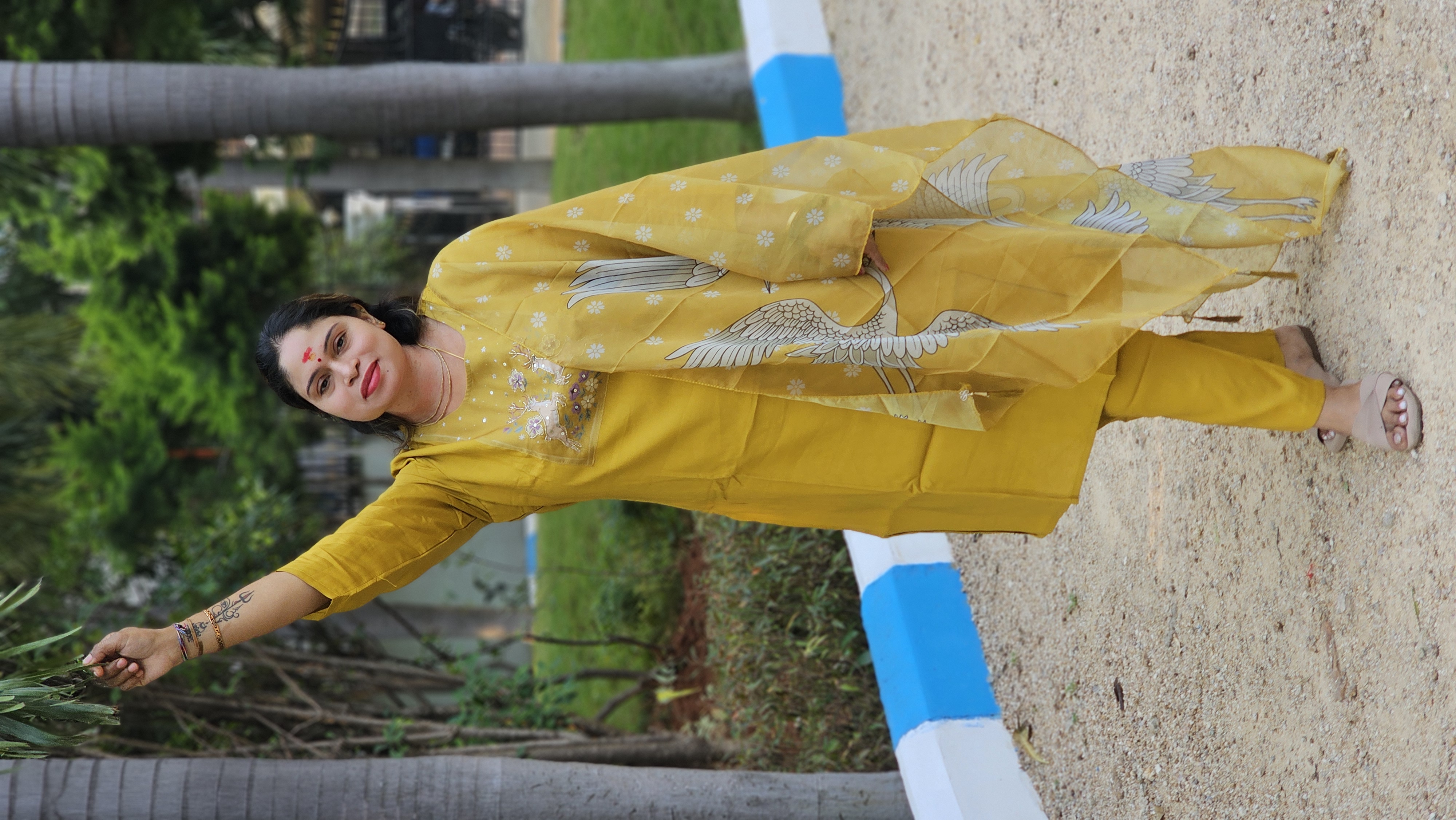 Yellow Designer Kurti
