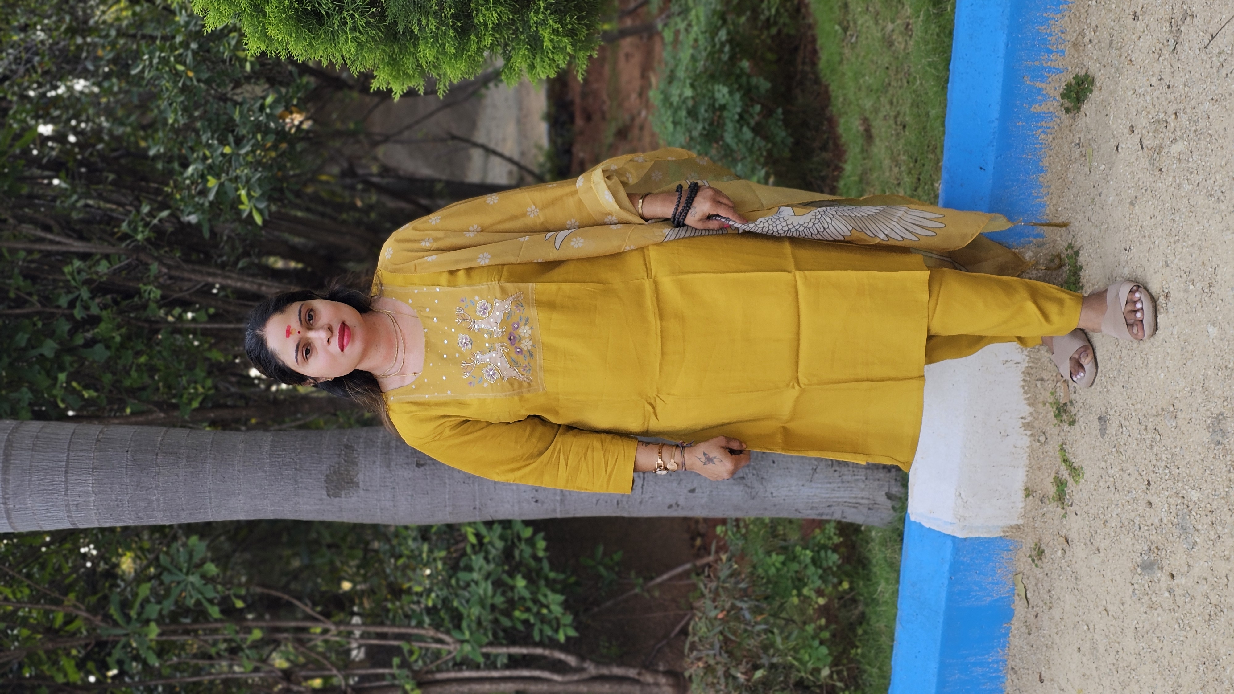 Yellow Designer Kurti