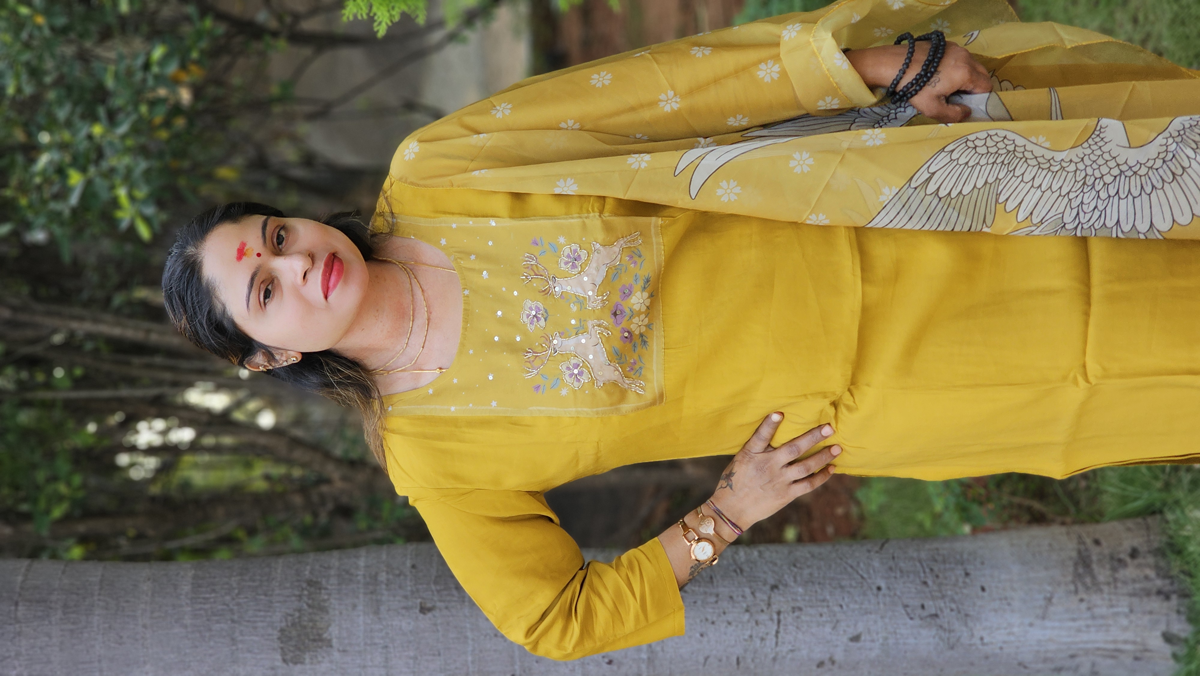 Yellow Designer Kurti