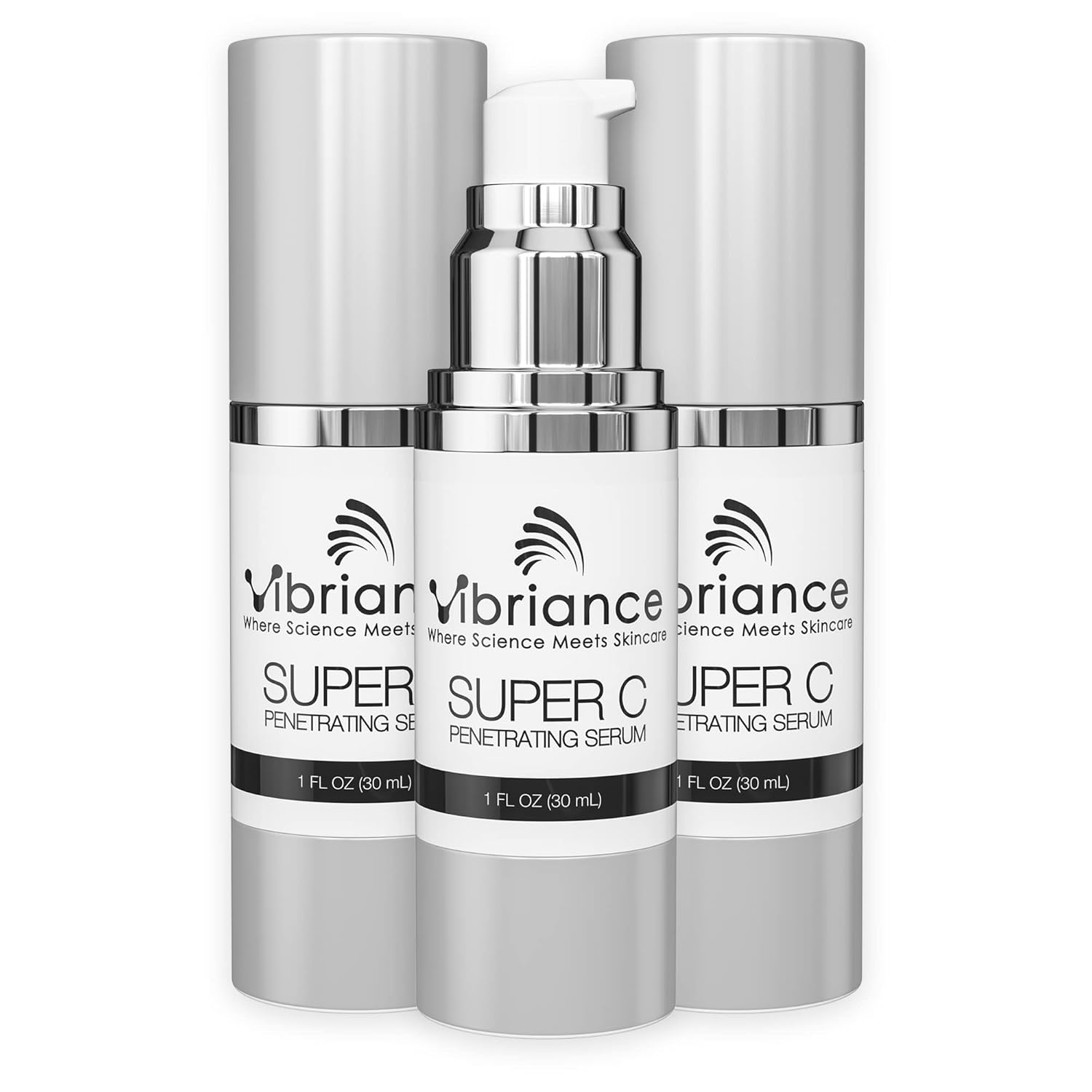 Vibriance Super C Serum for Mature Skin - All-in-One Vitamin Formula Hydrates