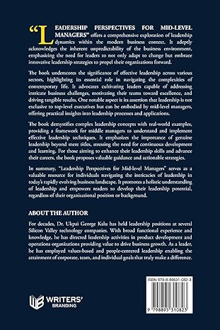 Leadership Perspectives for Mid-Level Managers - Paperback