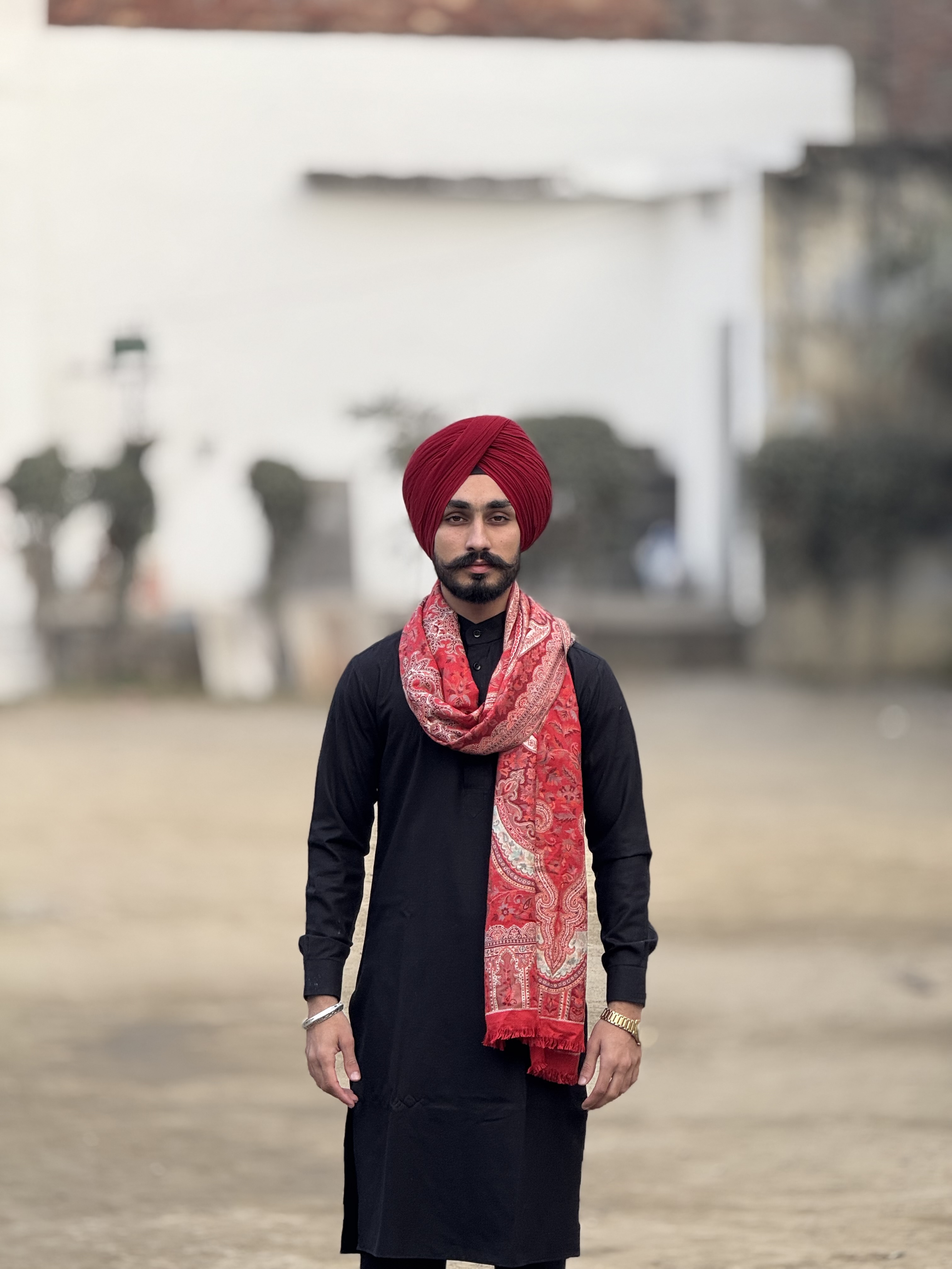 Formanoir's Unisex Woven Design Double Beam Kani Woollen Stole