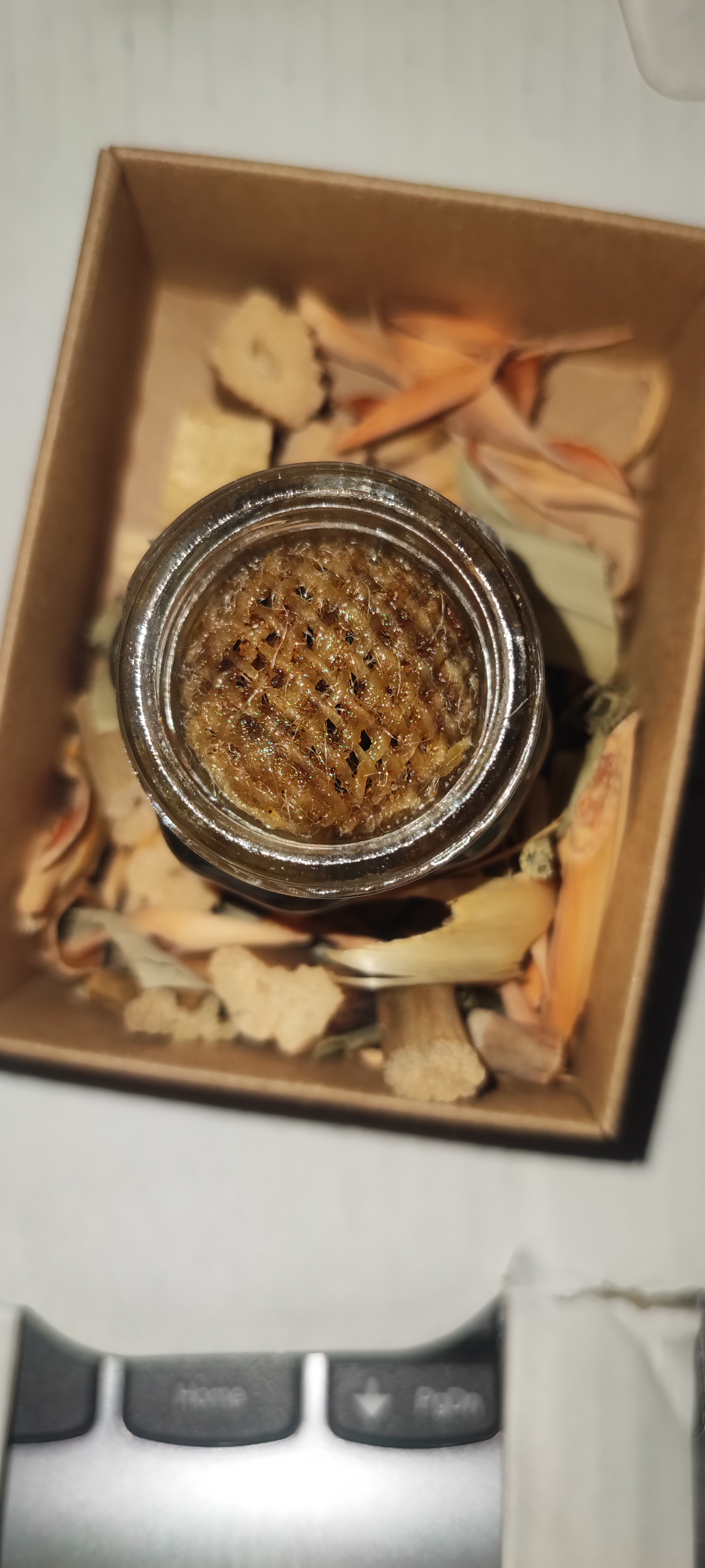 Thai Herb Compound Inhaler Glass Jar Chamomille