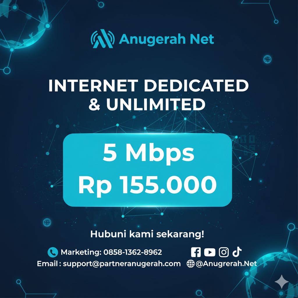 Anugerah Net Dedicated Internet 5 Mbps
