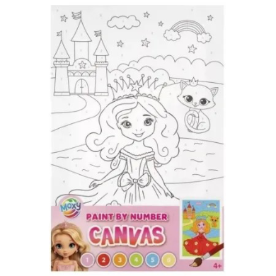 Piešimo pagal numerius drobė