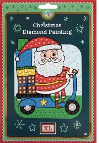 Kalėdinė deimantinė mozaika