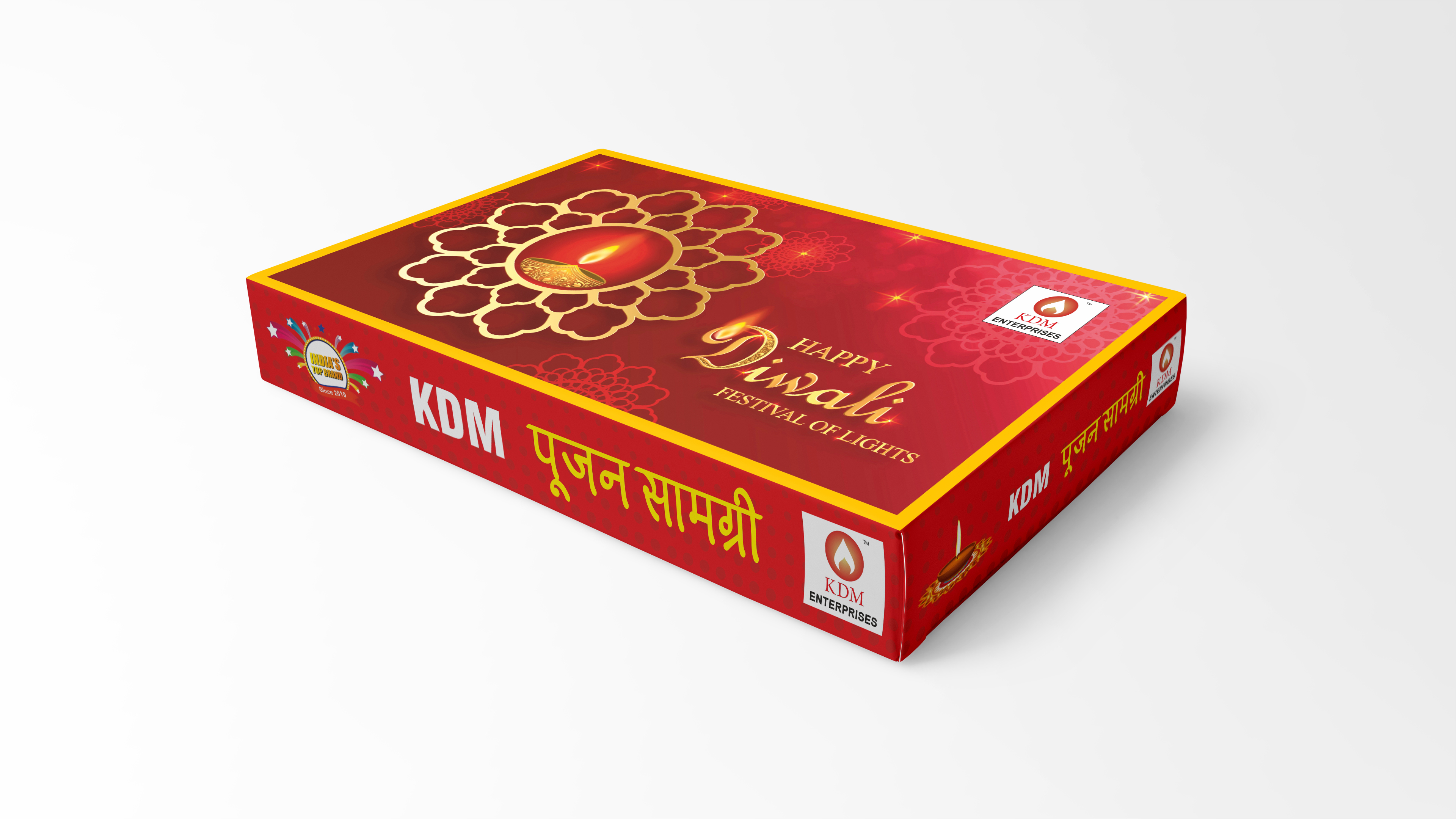 KDM Diwali Puja Kit | Laxmi-Ganesh Pooja Kit with Poster | Dipawali Pujan Samagri for Home and Office Diwali Puja (Whole Kit) (26-Items)