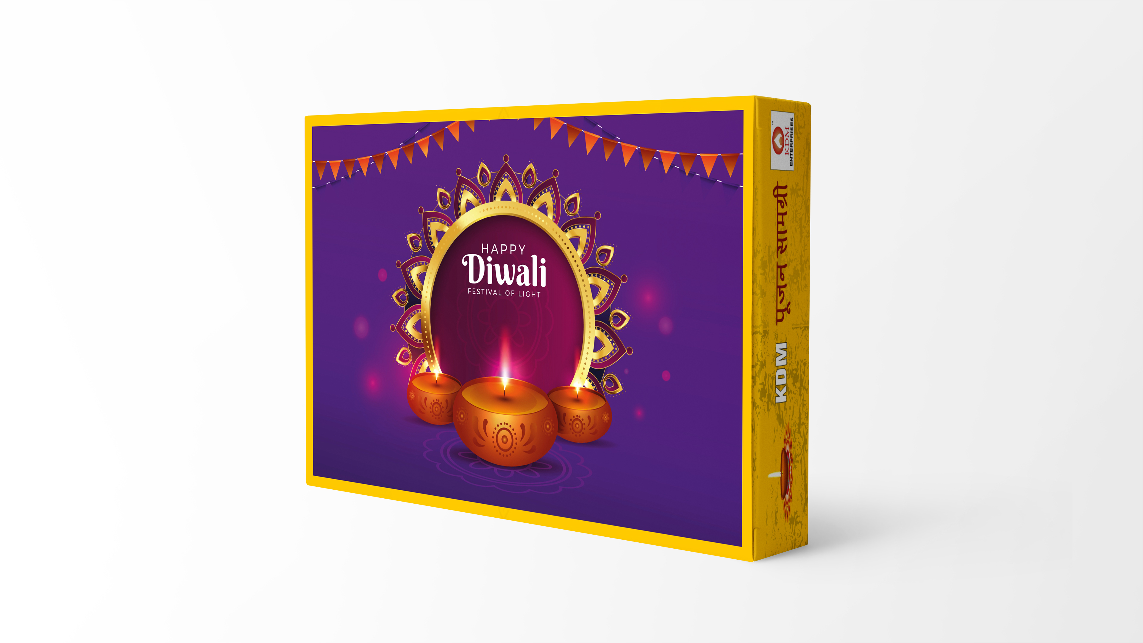 KDM Diwali Puja Kit | Laxmi-Ganesh Pooja Kit with Poster | Dipawali Pujan Samagri for Home and Office Diwali Puja (Whole Kit) (13-Items)