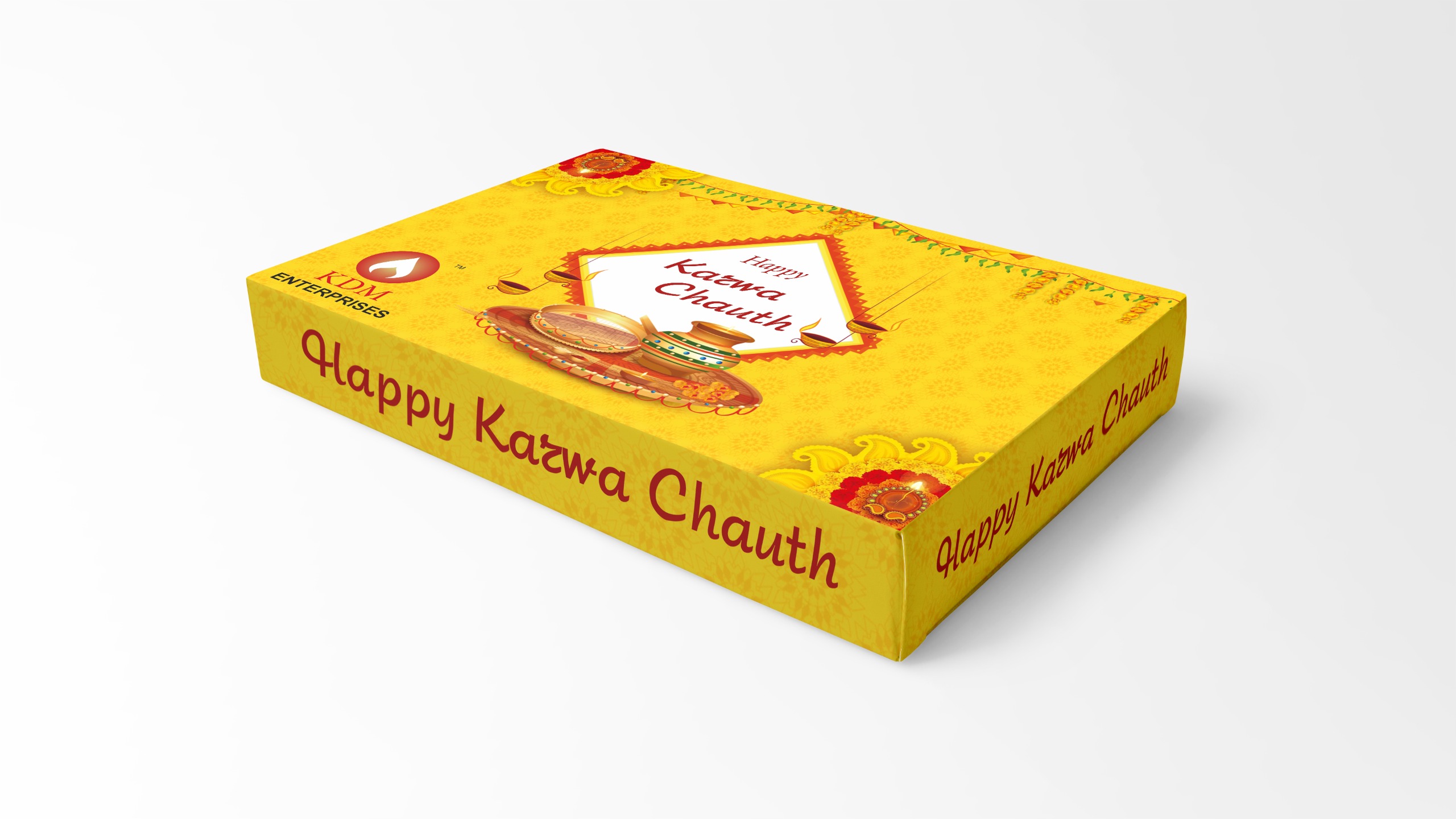 KDM Karwa Chauth Puja Samagri Kit/Chauth MATA Pooja Kit/KarwaChauth Pooja Samagri with NavShringaar Saman (18 Items)