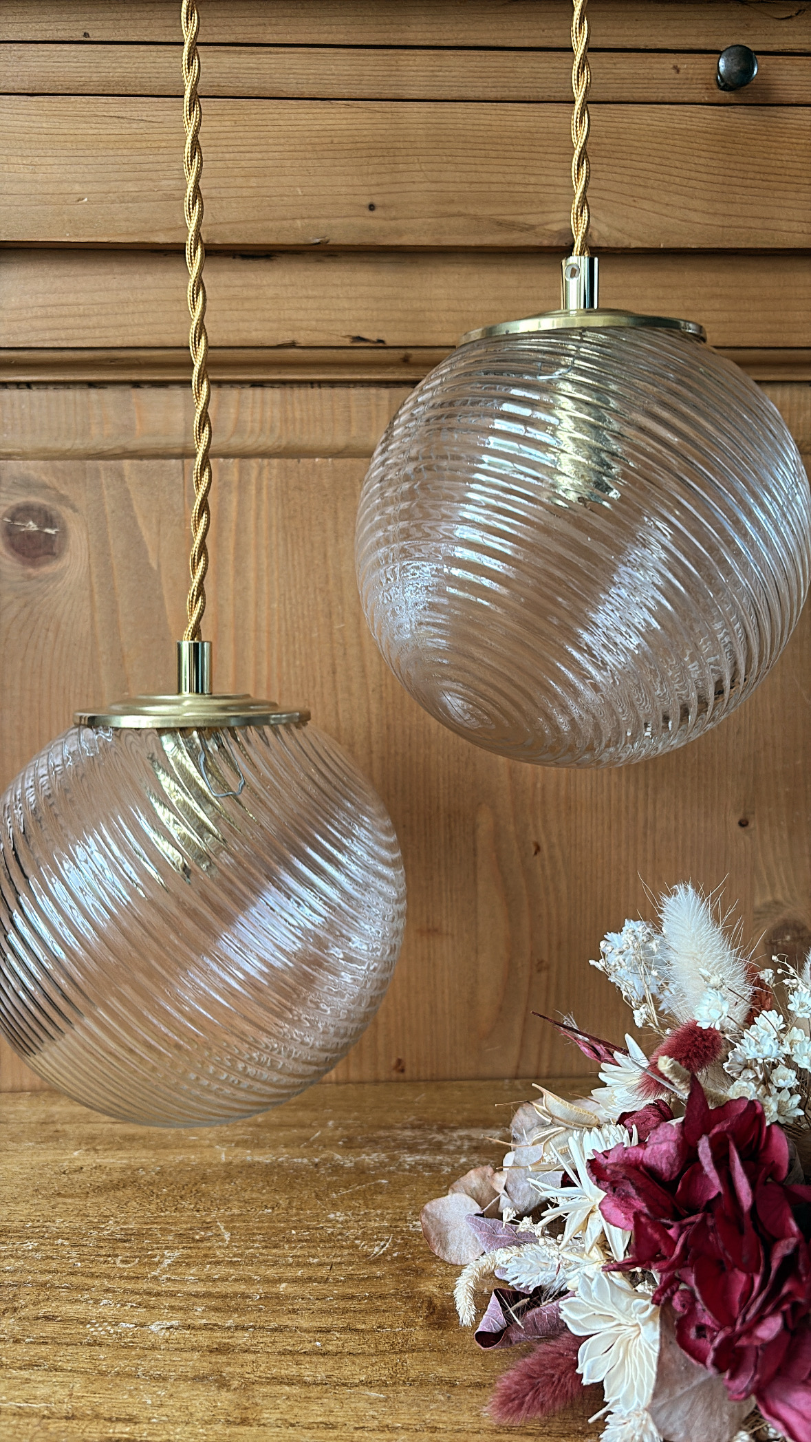 Suspension Doubles Verres Sofia