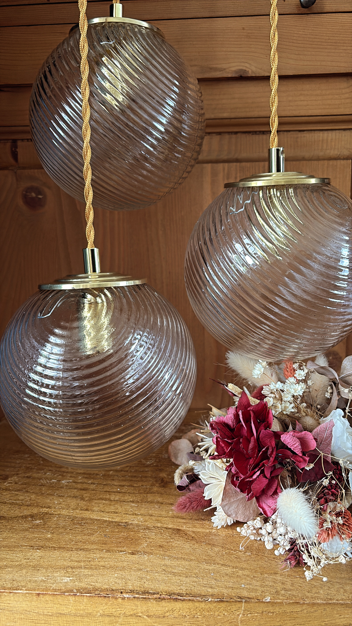 Suspension Triples Verres Sofia