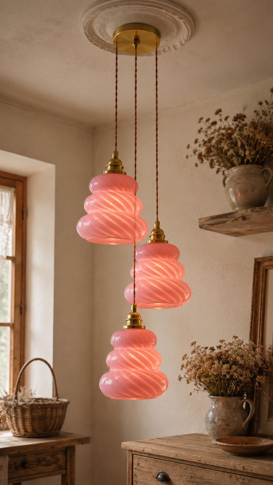 Suspension 3 verres Olivia rose 