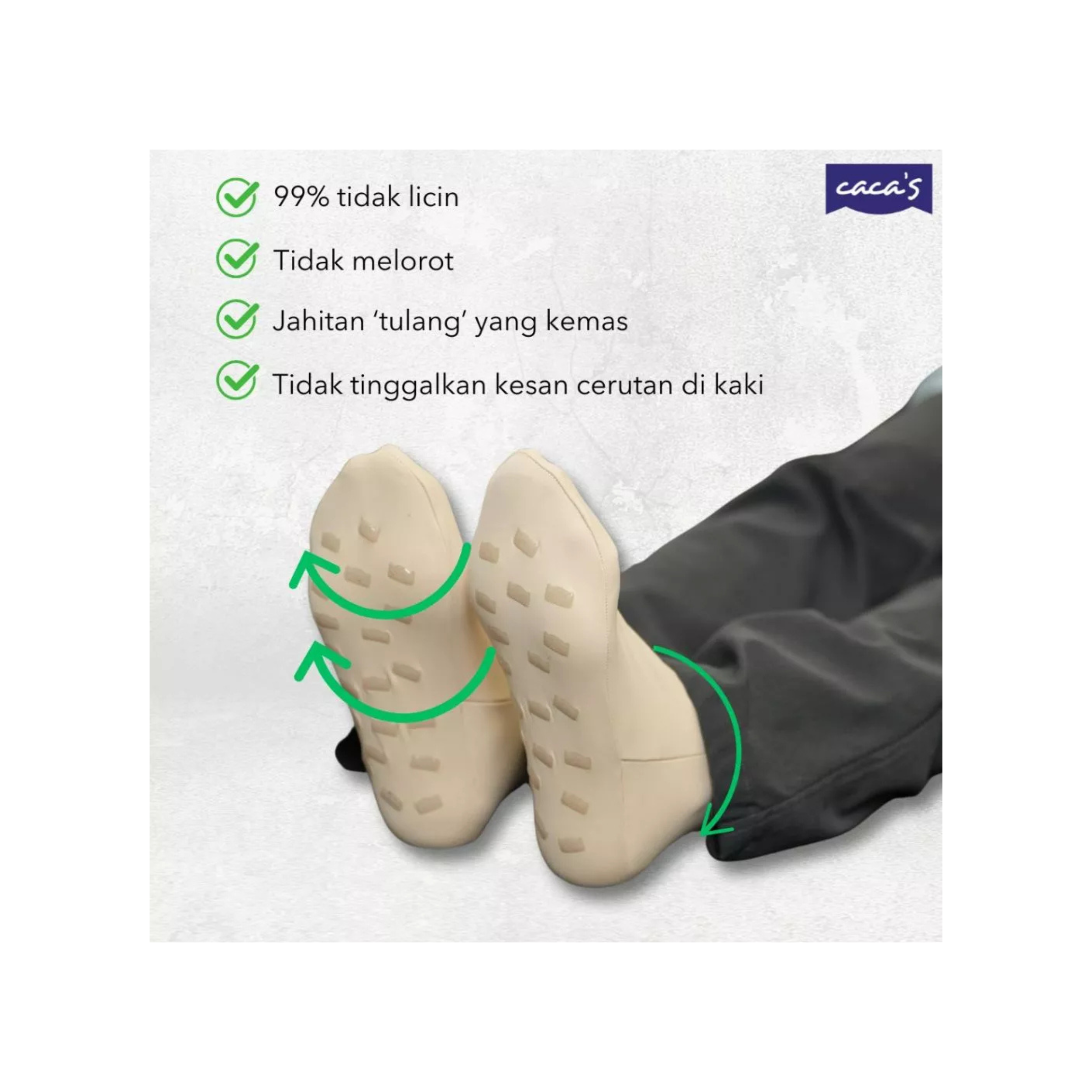 [ANTI-SLIP 1.0] Premium Magic Socks – (Available Black Colour Only)