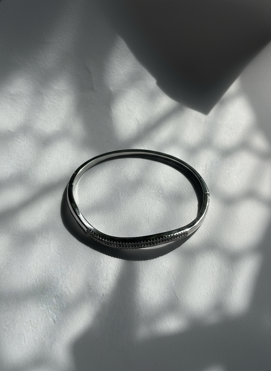 Silver Bangle Bracelet