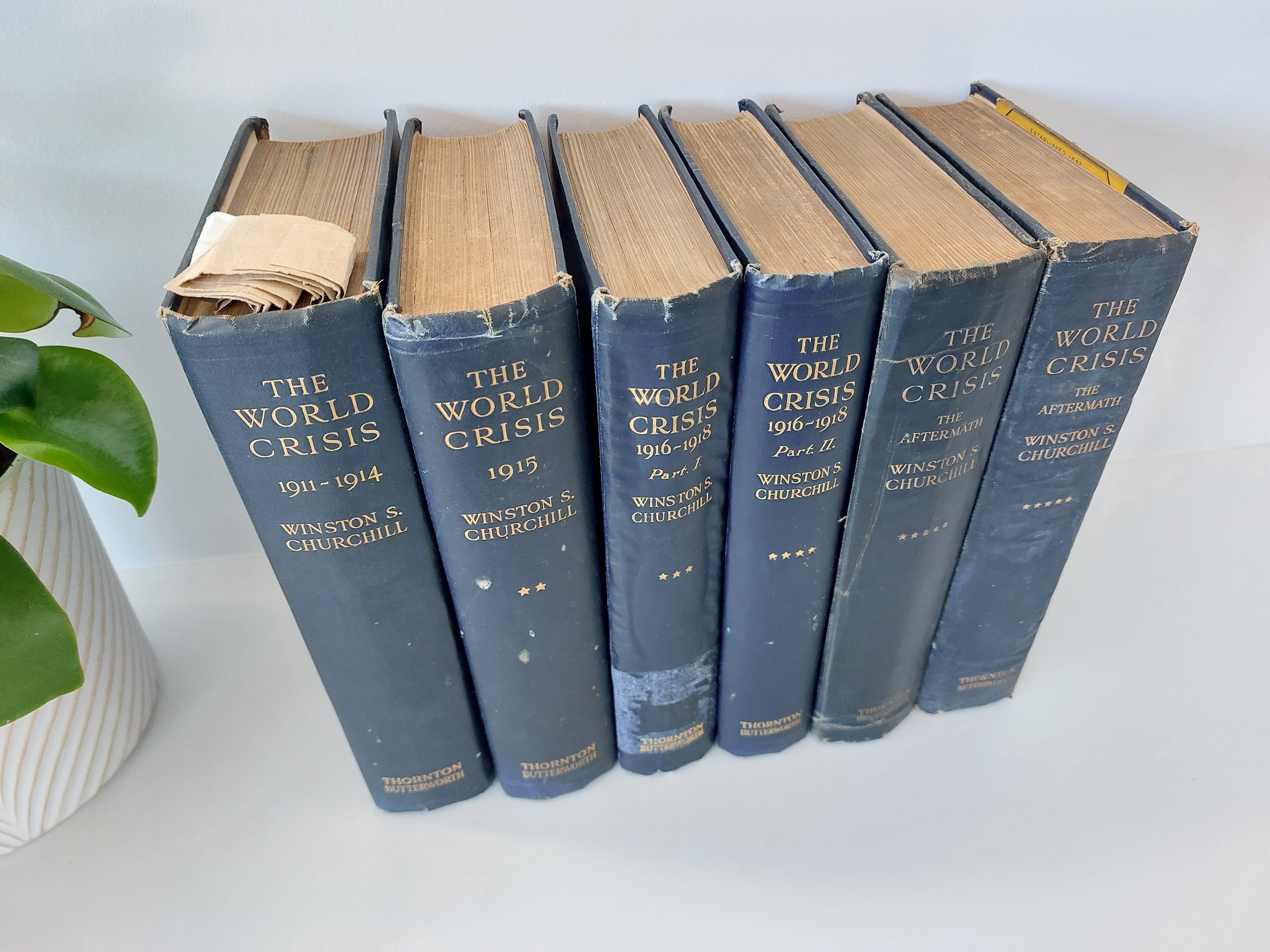 Winston S. Churchill — The World Crisis (Complete Five-Volume Set)