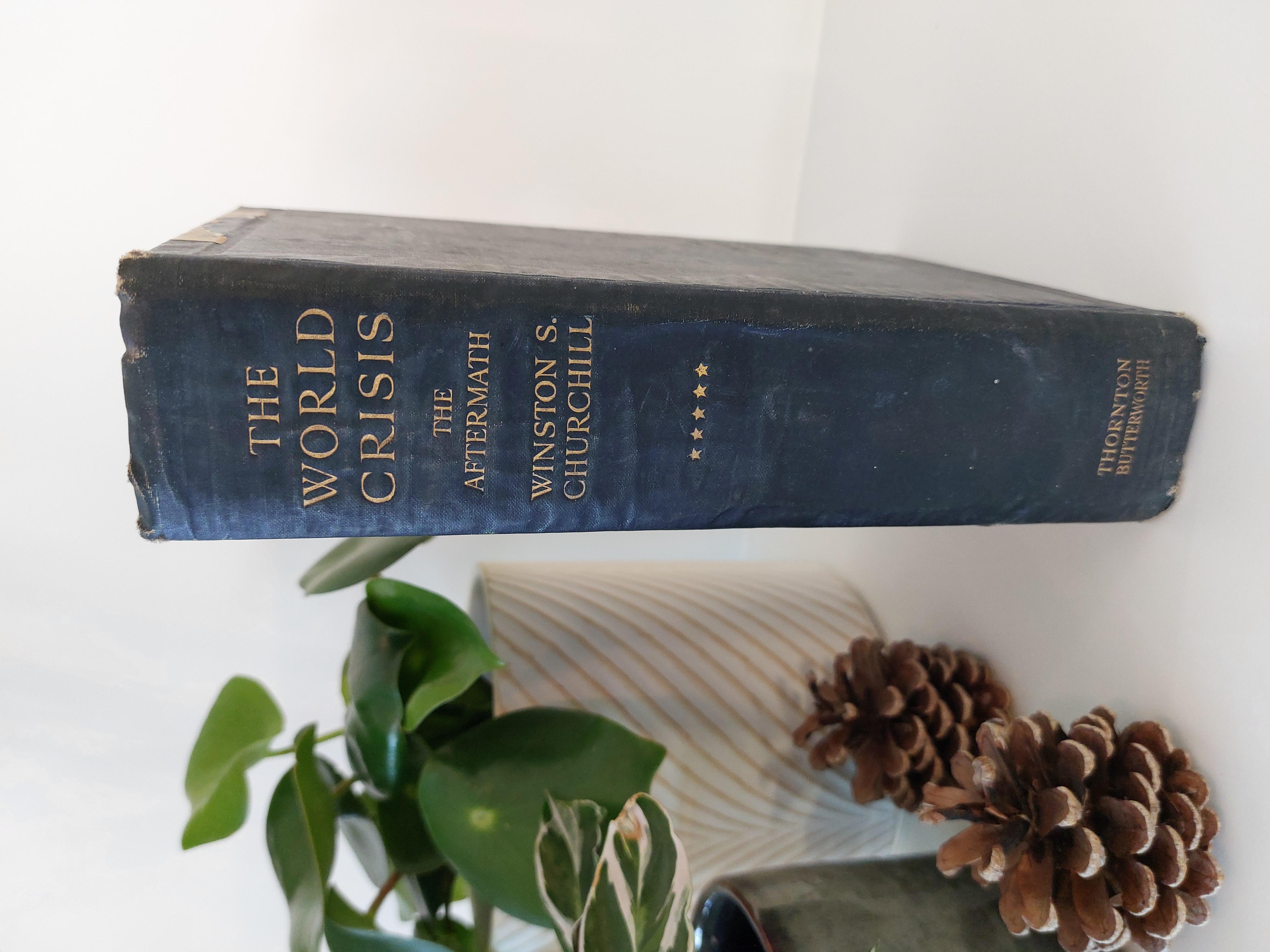 Winston S. Churchill — The World Crisis: The Aftermath — First Edition (1929)