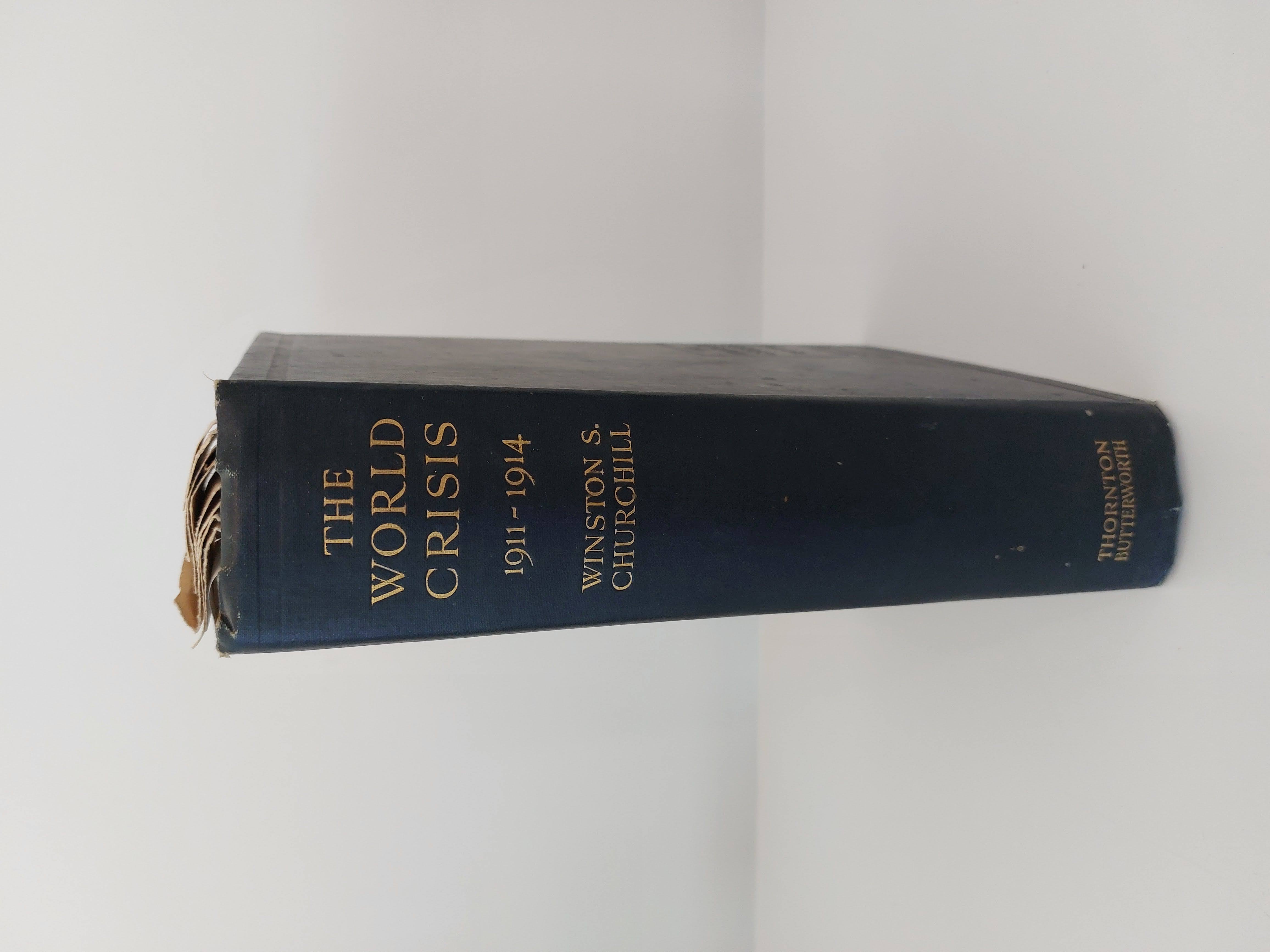 Winston S. Churchill — The World Crisis 1911–1914 — First Edition (1923)