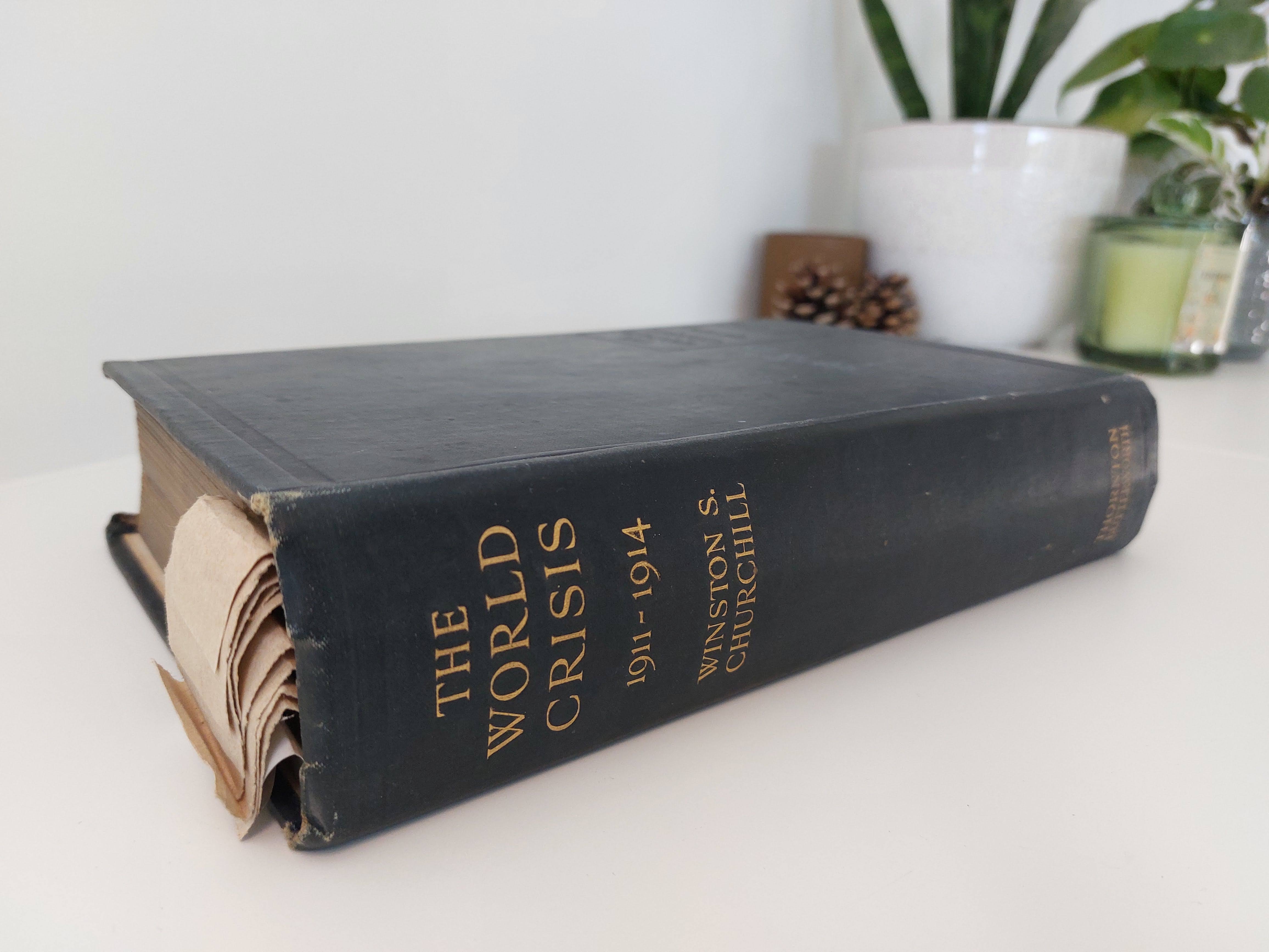 Winston S. Churchill — The World Crisis 1911–1914 — First Edition (1923)