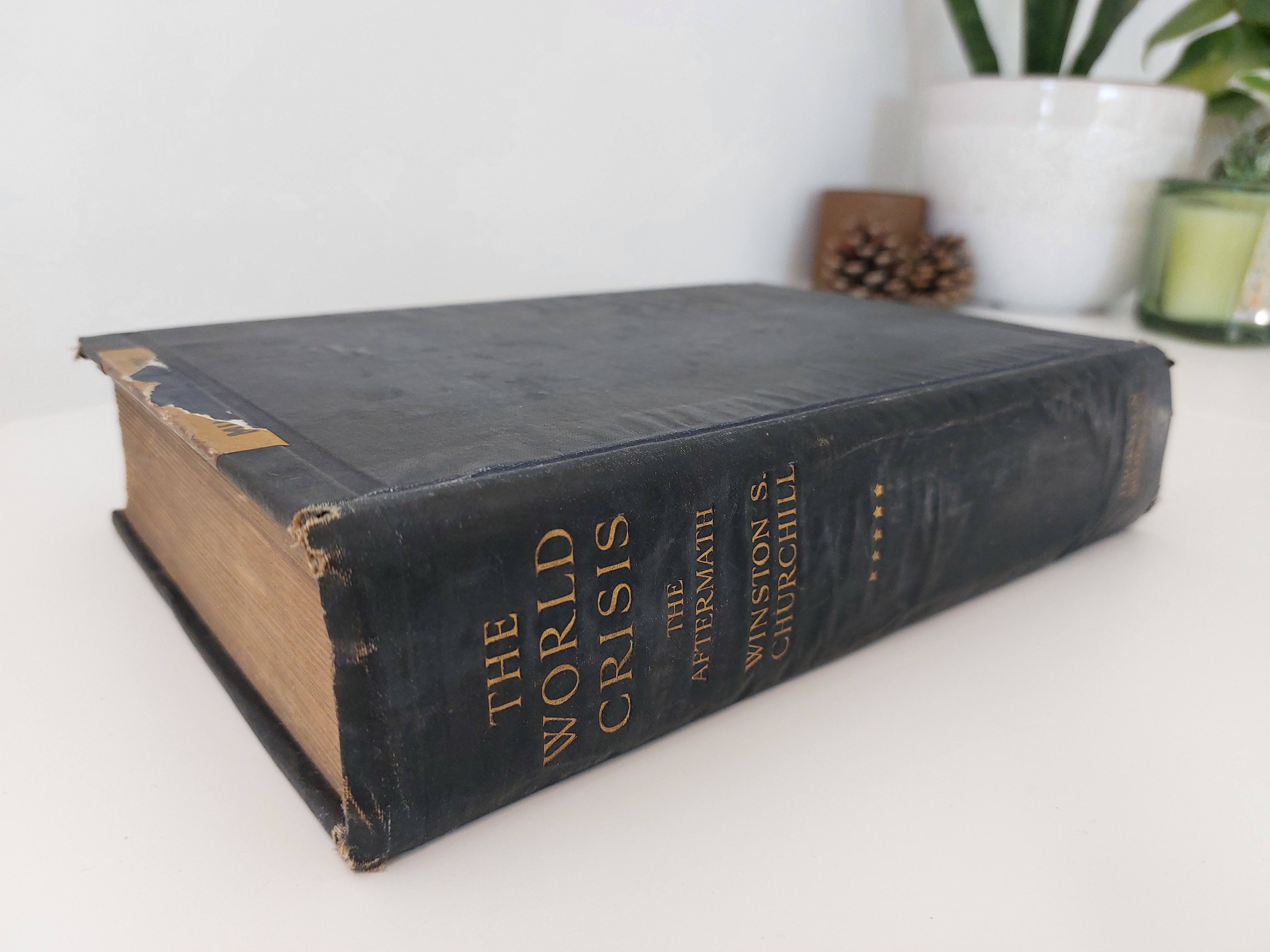 Winston S. Churchill — The World Crisis: The Aftermath — First Edition (1929)