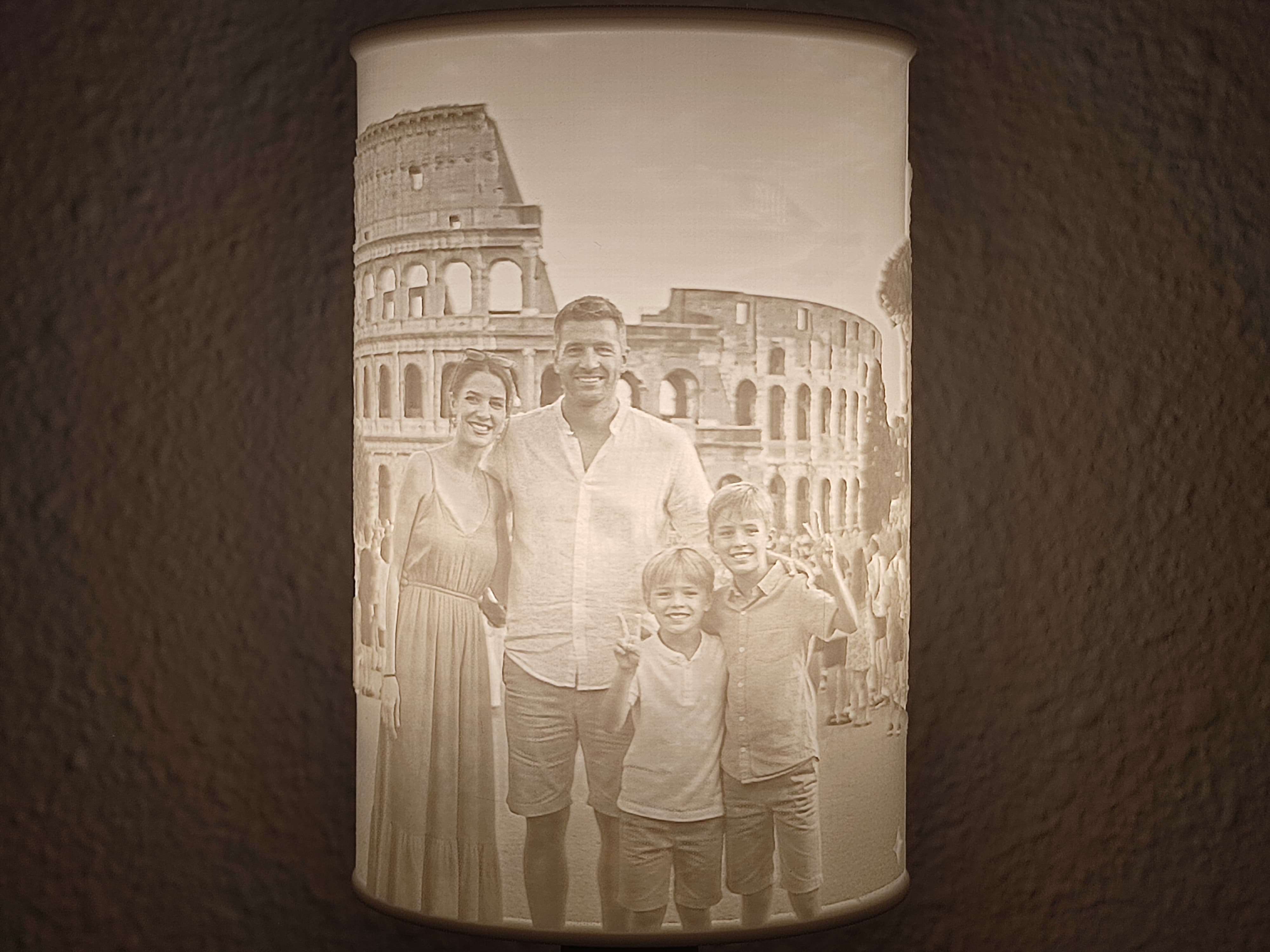 FOTOLIFE | Lámpara de Mesa con Foto