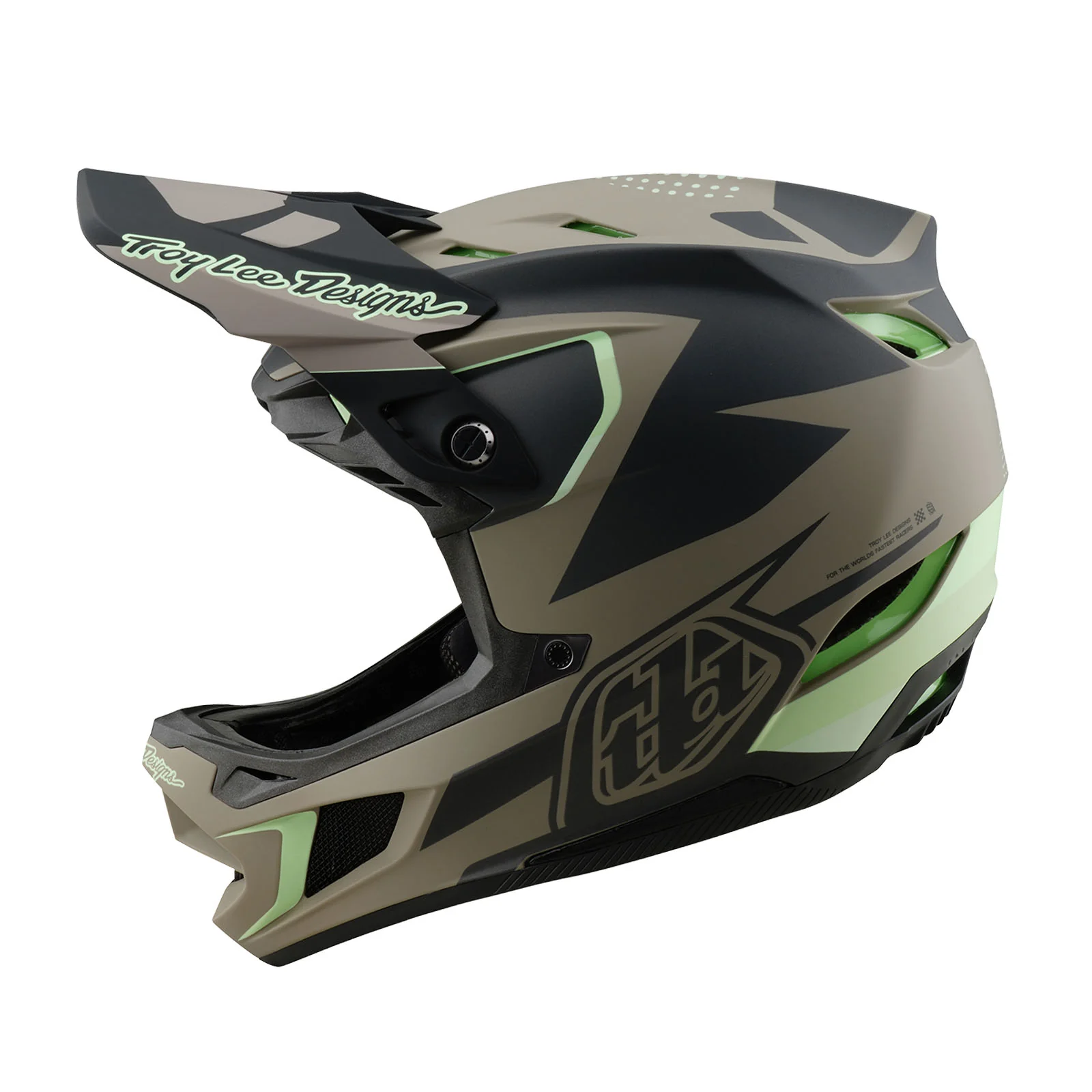 Casco Downhill Troy Lee Designs D4 Composite Optic Wood–MIPS-Gafax