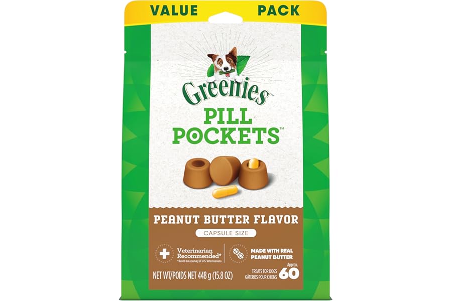 Greenies Pill Pockets Peanut Butter Flavor