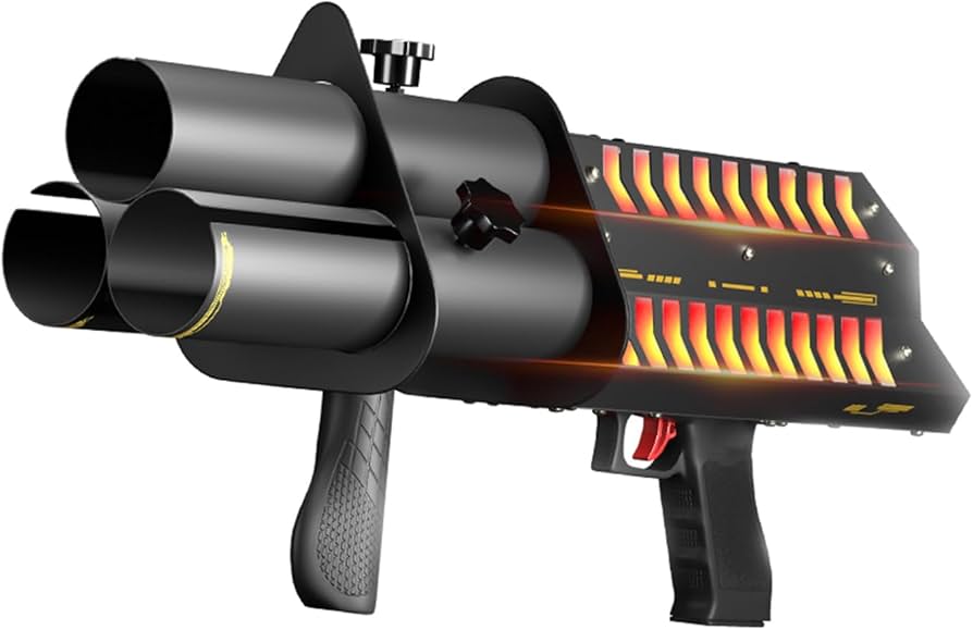 Lançador de Confetes Eletrônico