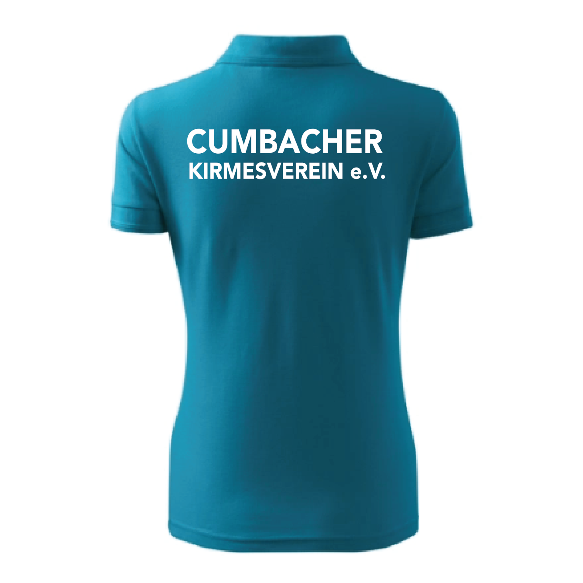 Poloshirt Türkis Damen