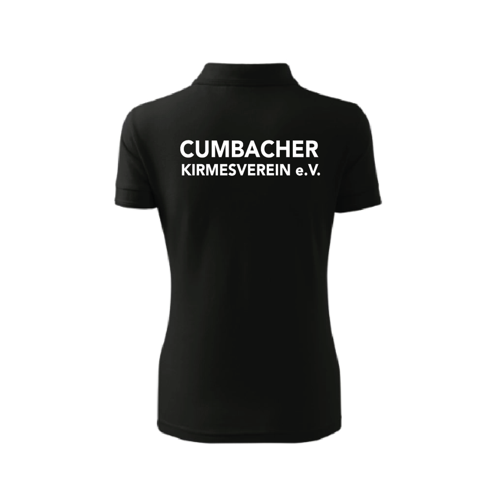 Poloshirt Schwarz Damen