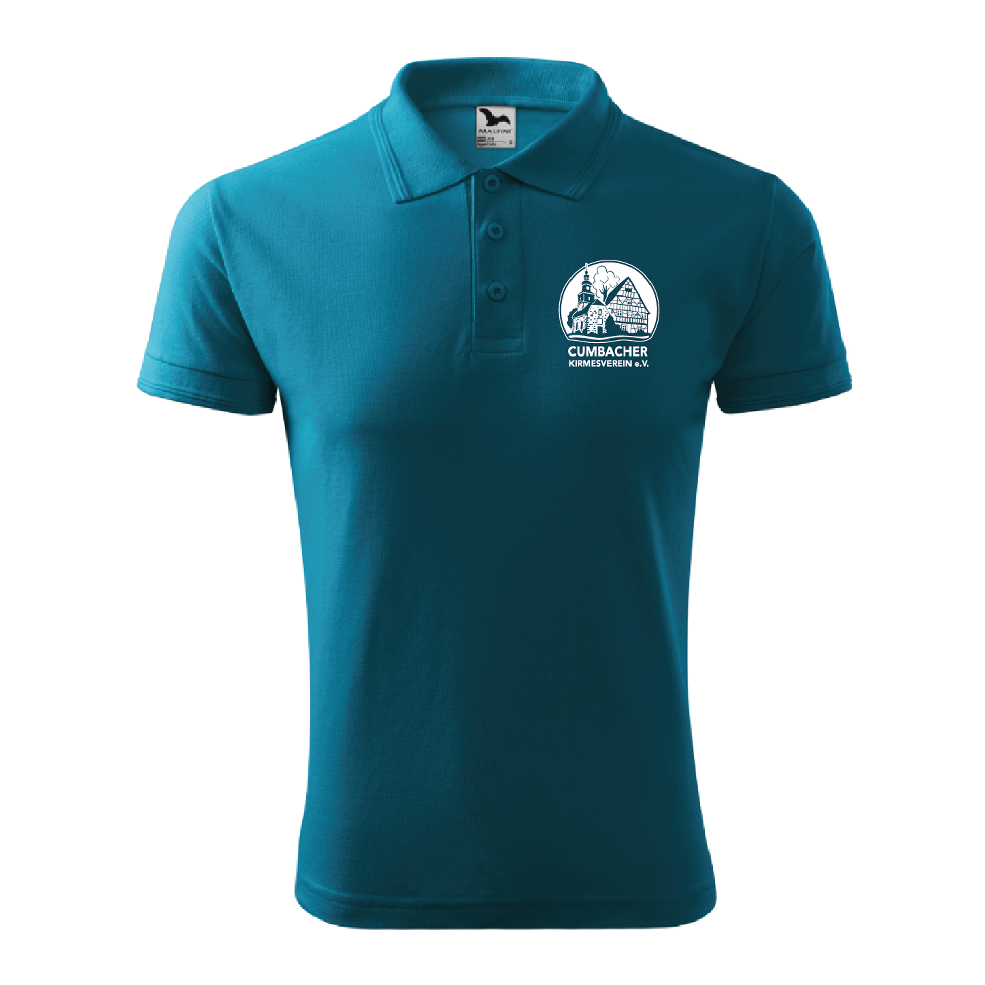 Poloshirt Türkis Herren