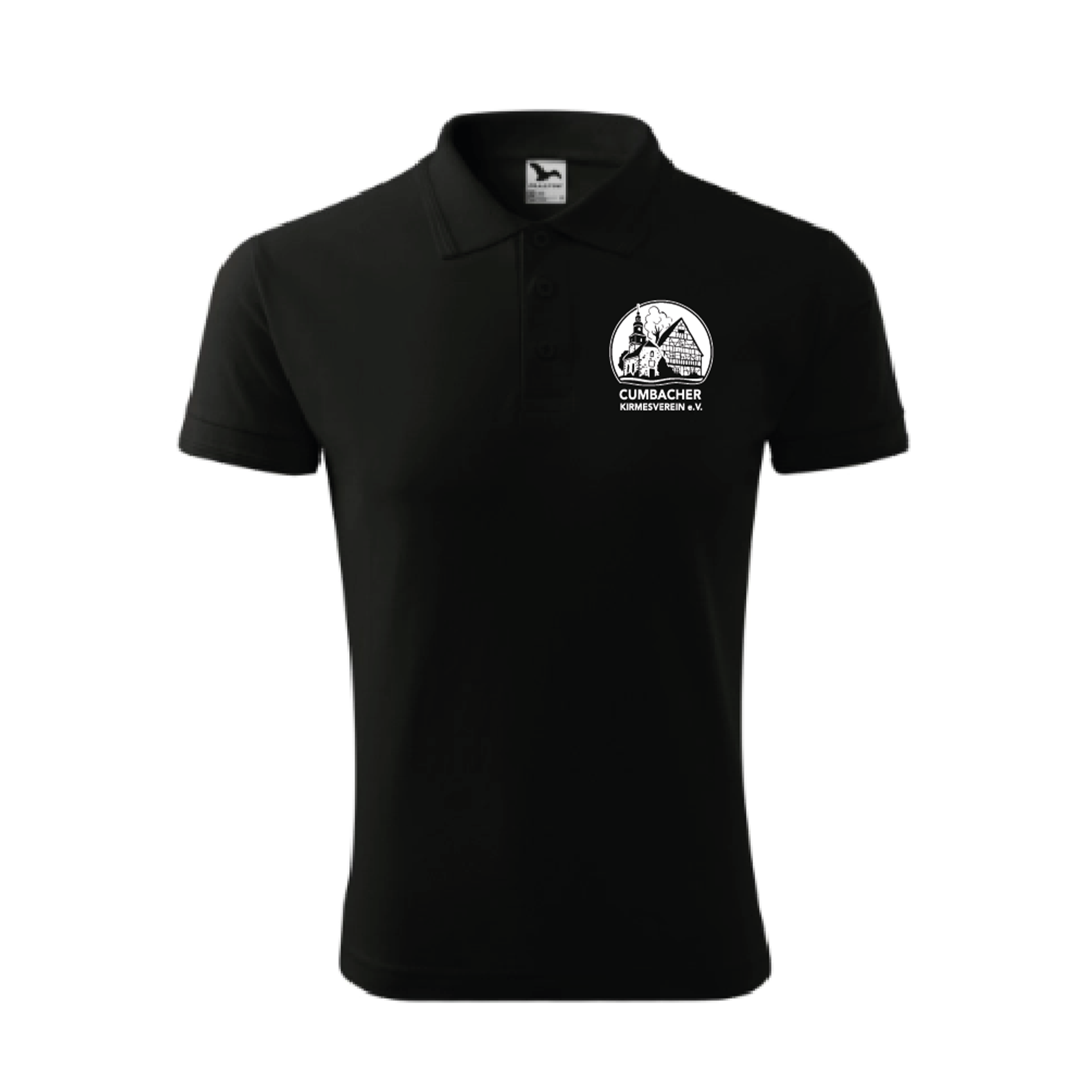 Poloshirt Schwarz Herren