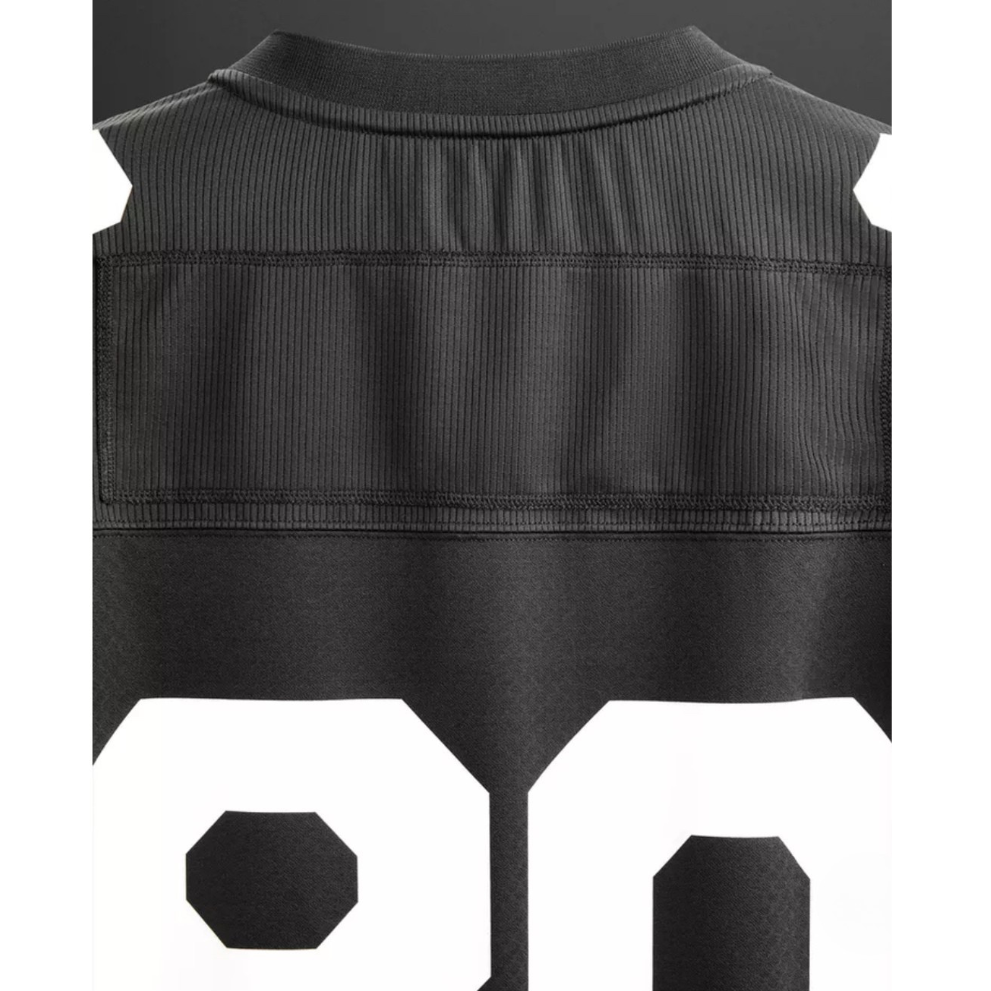 Black Football Jersey with Number 80