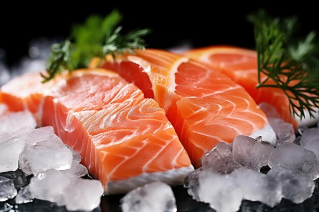 Filet de saumon frais