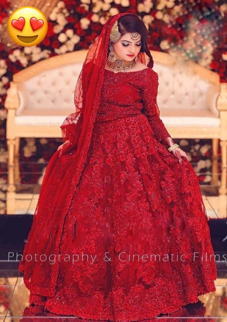 Red Bridal Lehenga