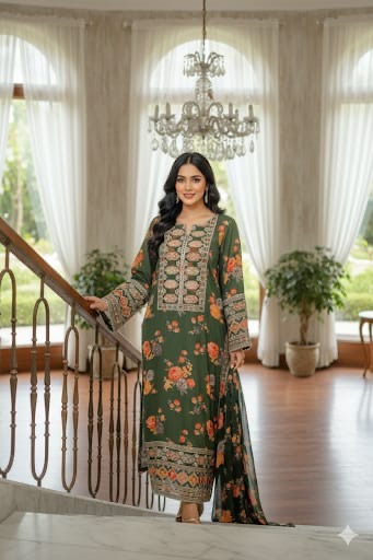 silk 3 pc suit