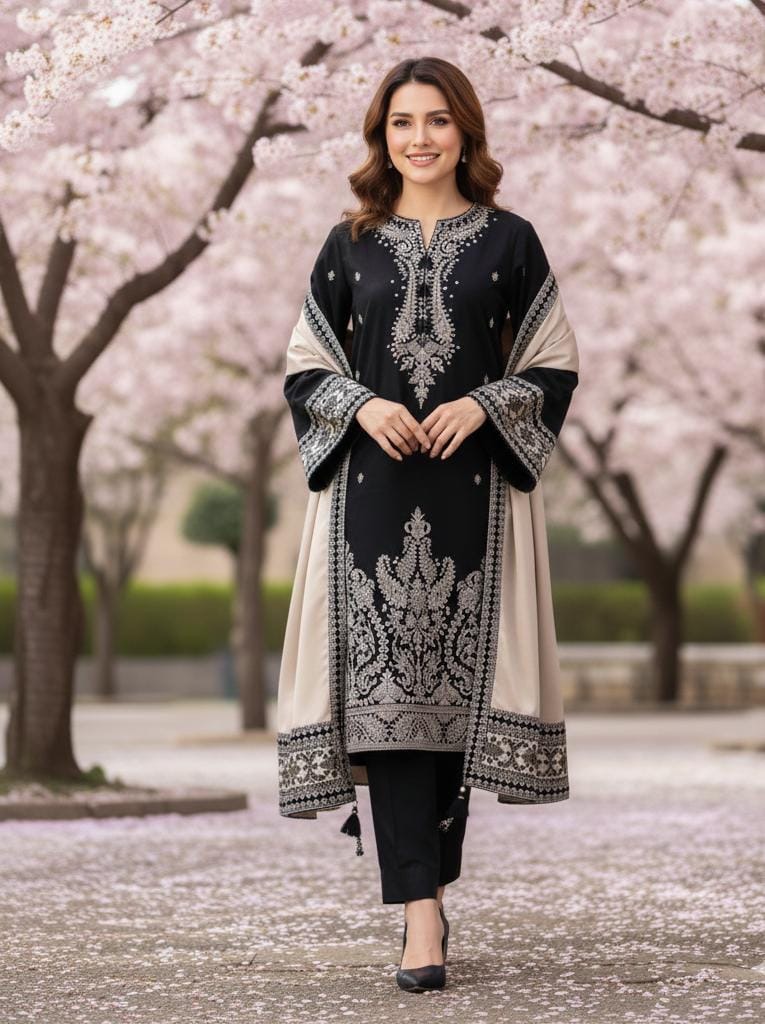 3 pc dhank suit