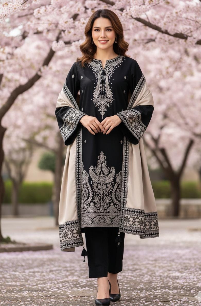 3 pc dhank suit