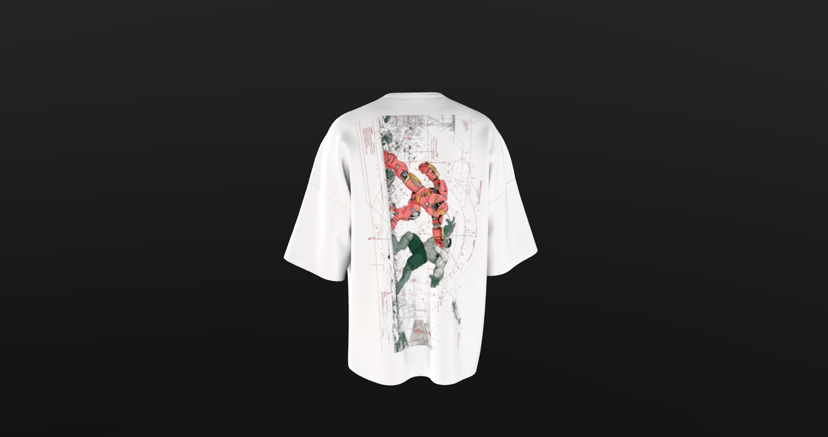 Hulk vs. Iron Man Hulkbuster Poster